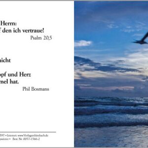 Bibelspruchkarte: Psalm 20,5