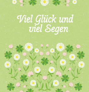 Viel Glück und viel Segen