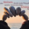 Textkarte B6 :  Steinbrücke mit Kuvert