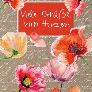 Viele Grüße von Herzen