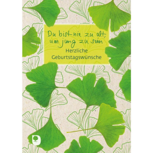 Du bist nie zu alt, um jung zu sein
