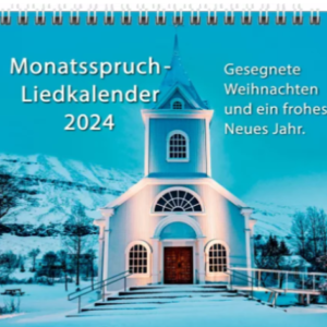 Aufstellkalender : Monatsspruchkalender 2024