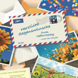 Herzl. Segenswünsche zum Geburtstag