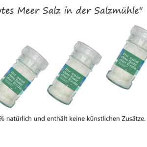 Ihr Seid das Salz der Erde - "Totes Meer Salz in der Salzmühle"