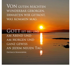 Einlegeblatt : Von Guten Mächten Din A4 - ohne Text