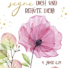 Postkarte : Der Herr segne ... - Mohnblüte * 10-er Set