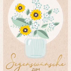 Faltkarte : Segenswünsche zum Geburtstag - Nature Card