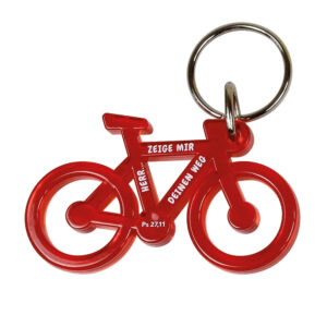 Schlüsselanhänger "Fahrrad" Rot