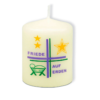 Kerze : Friede auf Erden - Weihnachtskerze
