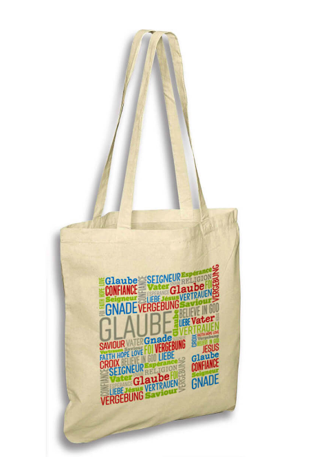 Baumwolltasche Glaube