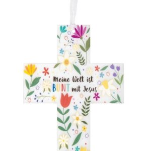 Kreuz - "Meine Welt ist bunt mit Jesus"