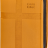 Kunstlederhülle mit Reißverschluss für BasisBibel - Orange