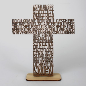 Textkreuz Vaterunser