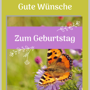 Gute Wuensche z Gebtag