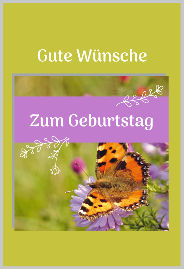 Gute Wuensche z Gebtag